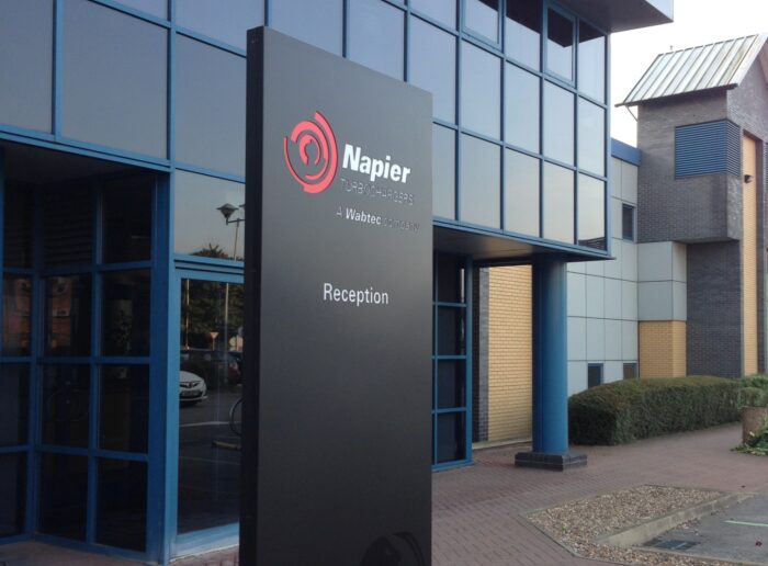 Napier entrance sign